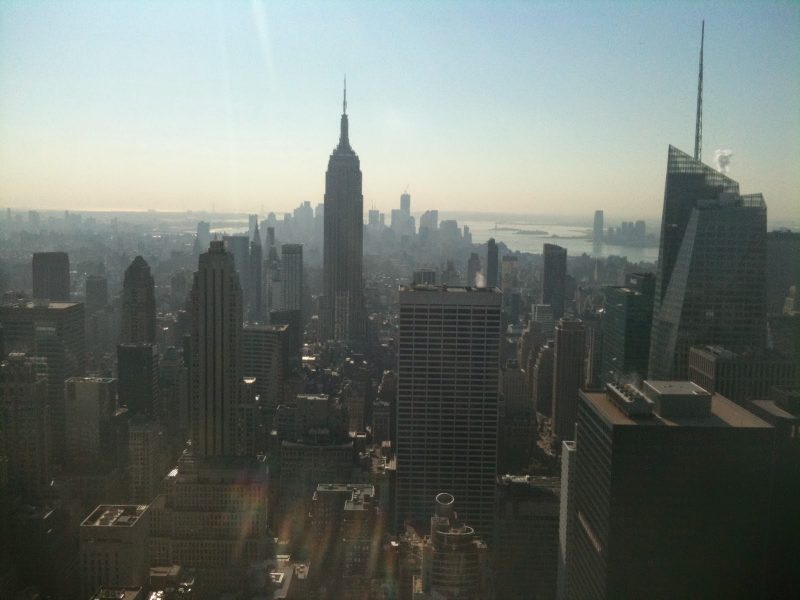 New York dal Top of The Rock newyorkite