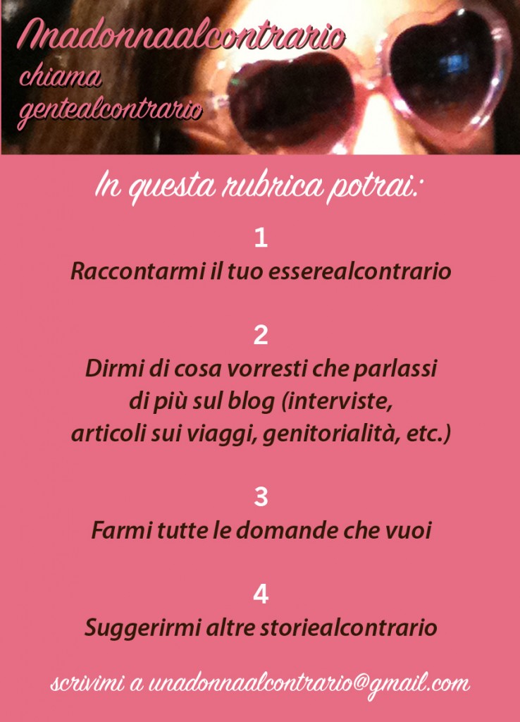 Rubrica unadonnaalcontrario chiama gentealcontrario