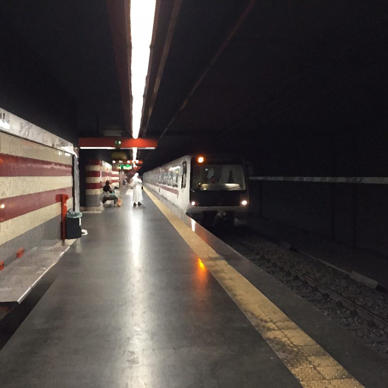 Treno metro Roma