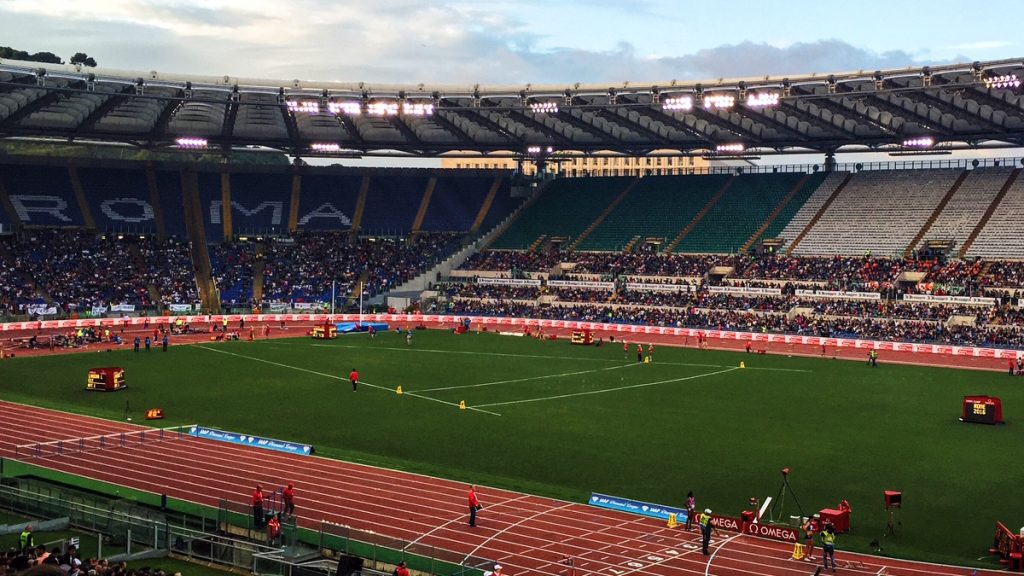 Stadio olimpico-lettera uomini