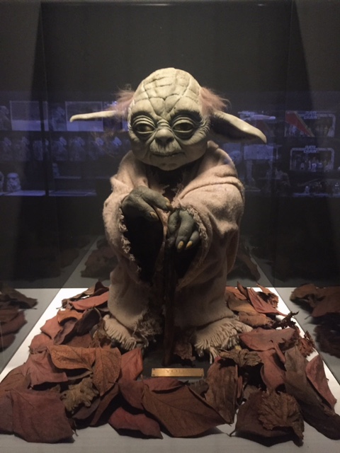 Yoda alla mostra guerre stellari
