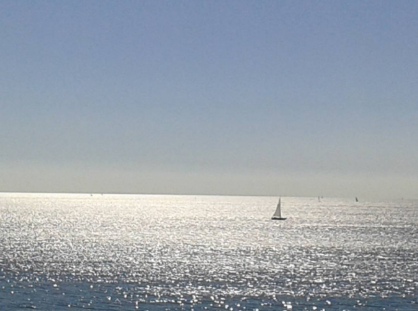 Vista da casa di Rita Cioce