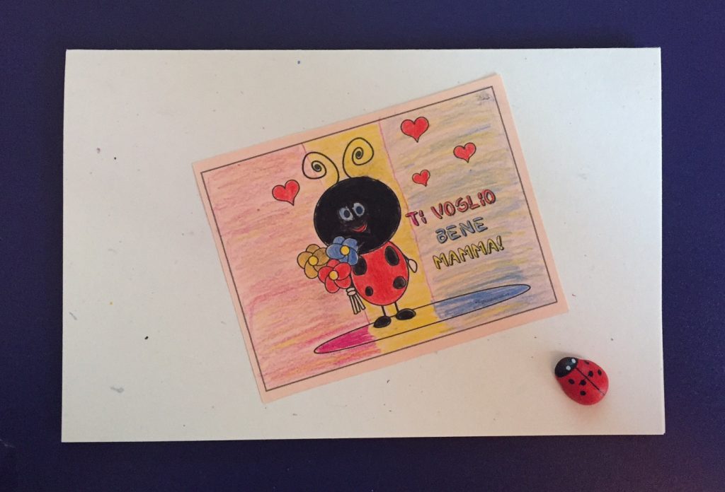 Biglietto di mia figlia che cresce