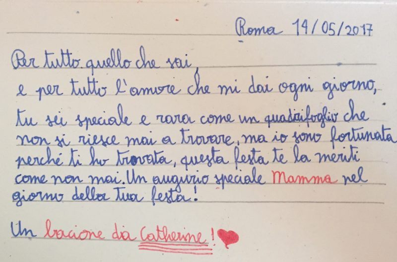 Lettera di C.a unadonnaalcontrario