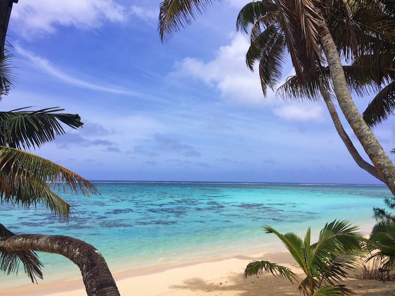 Spiaggia Muri Beach Rarotonga, viaggio alle Isole Cook con bambini