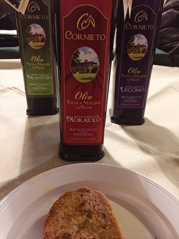 Olio di cornieto in umbria