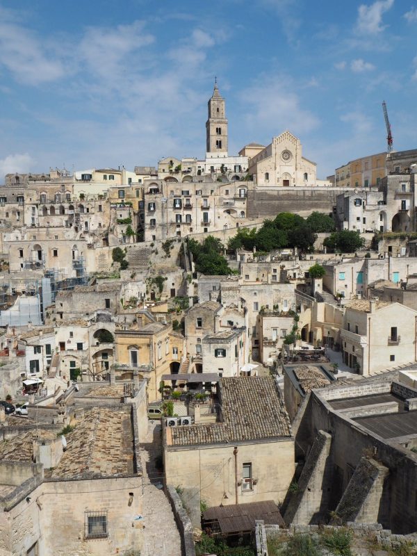 Vista panoramica sui Sassi di Matera dalla camera dell'Hotel Sassi