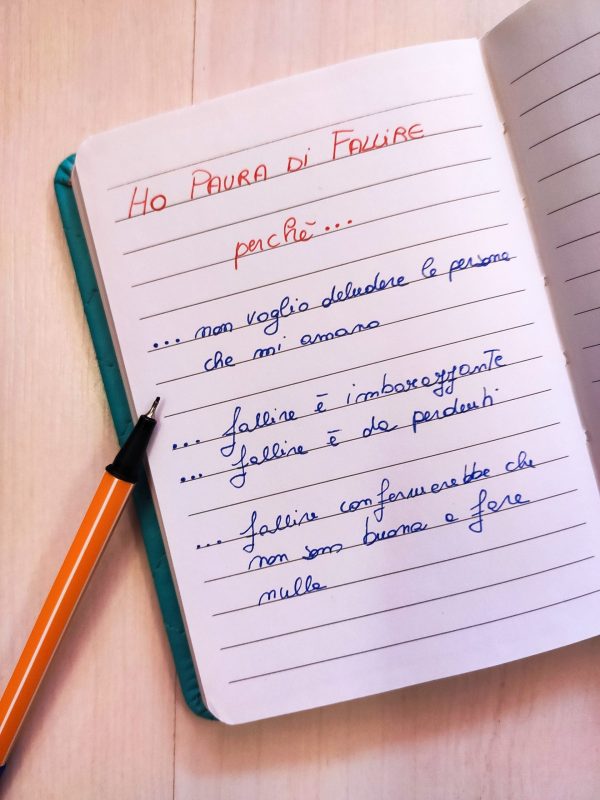 Ho paura di fallire perché