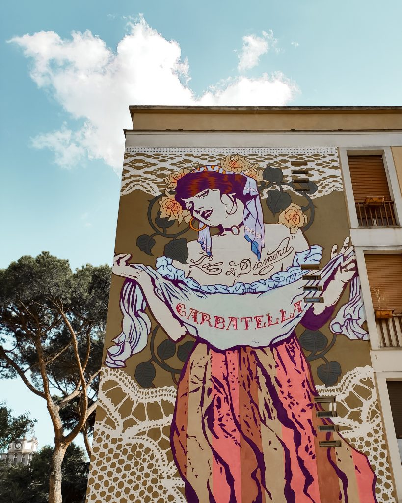 Mural Ostessa Garbatella