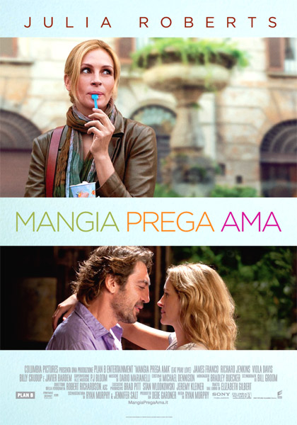 Film sui viaggi locandina mangia prega ama