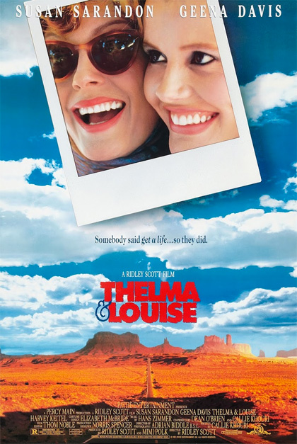 film di viaggi on the road locandina thelma & Louise