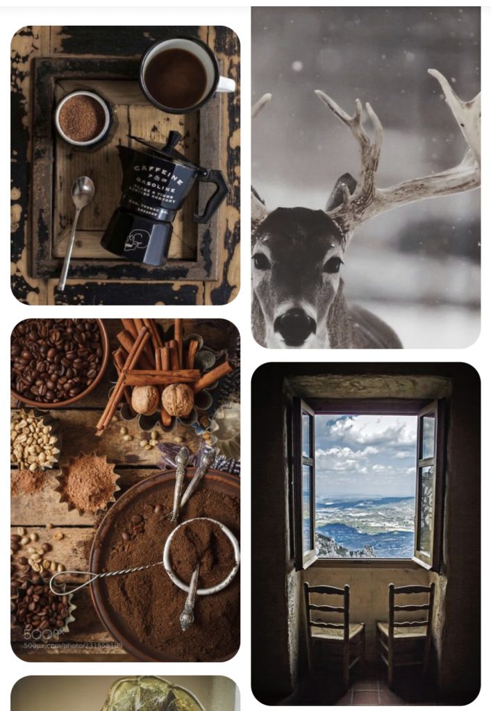 Pinterest inspiration board