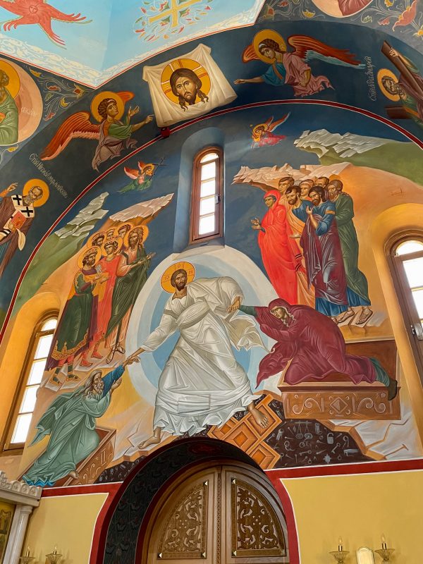 Affreschi chiesa ortodossa Aanta Caterina Roma