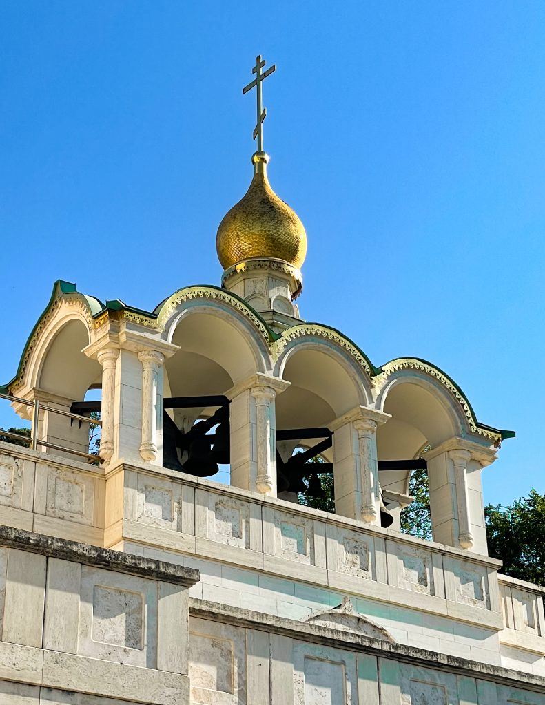 Pinnacolo dorato chiesa di santa caterina martire roma - chiesa ortodossa russa roma