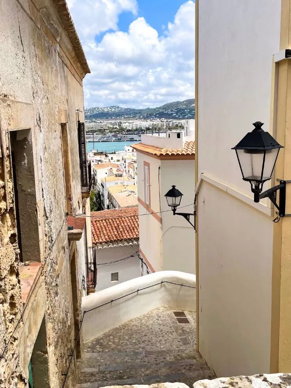 scorcio di Dalt Vila Eivissa