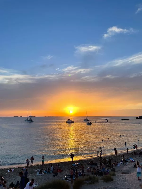 Tramonto a Cala Comte Ibiza