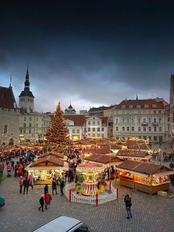 mercatino di natale Tallin vacanza a dicembre